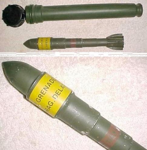 NATO 40mm HE Apers Fragmentation Rifle Grenade